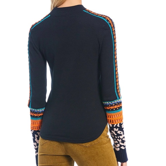 Free People Black Multi Switch It Up Thermal Top - Picture 3 of 7